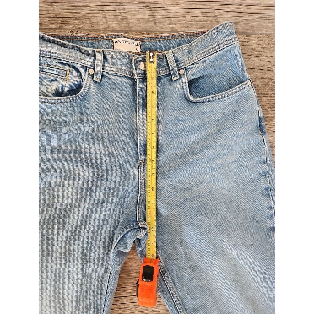 Free People‎ We The Free Deep Size 31 - Xena High Rise Slim Straight - Picture 11 of 16